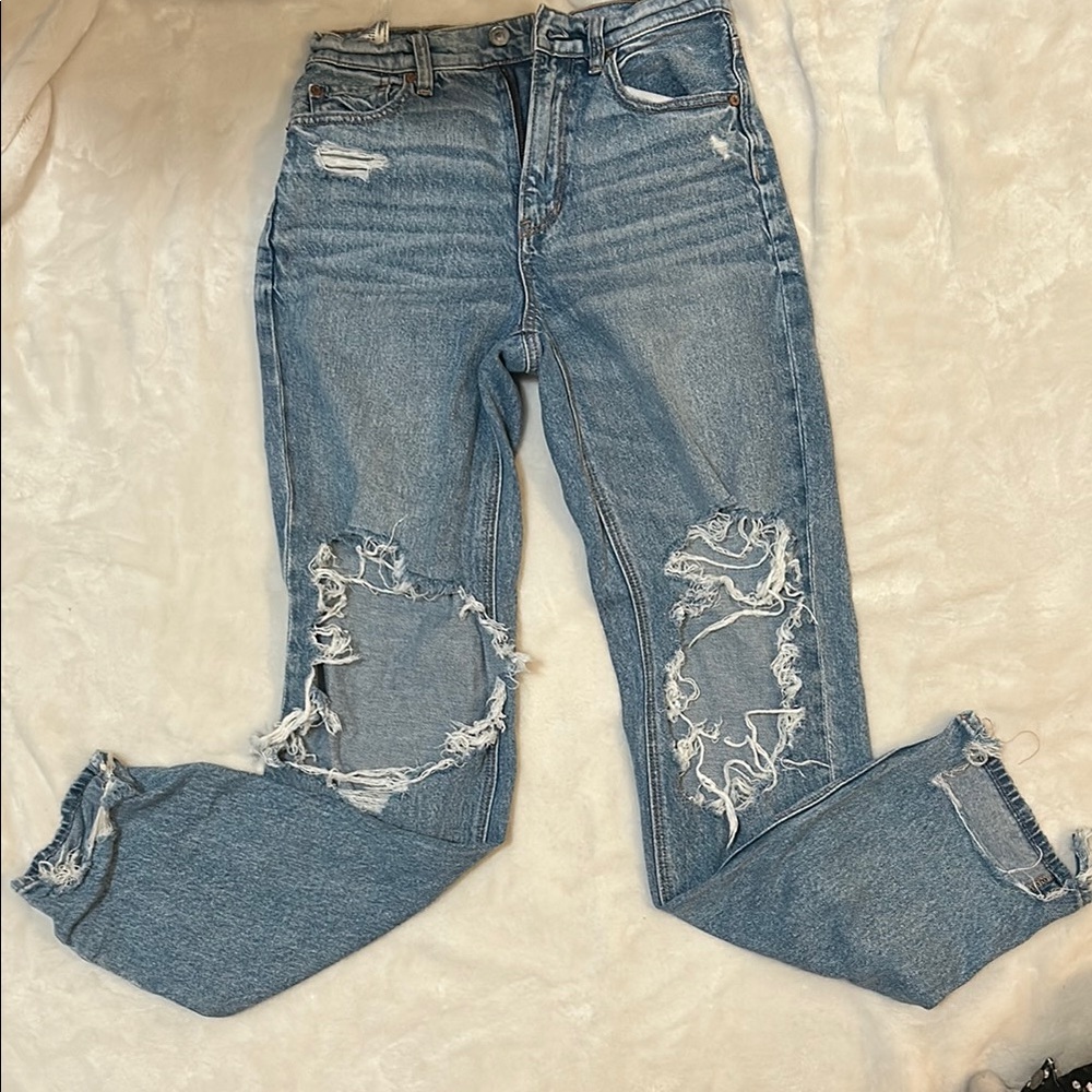 American Eagle Distressed Blue Women's Jeans